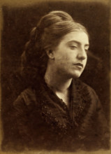 A young woman in mourning dress, 1868/1872. Creator: Julia Margaret Cameron.