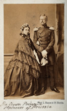 Victoria (Vicky) Adelaide Louise, Princess Royal of England and later Empress..., c1860s. Creator: L. Haase & Company.