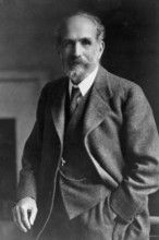 Arthur Schuster, standing, facing forwards, c1920. Creator: Unknown.