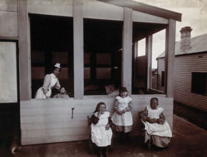 Metropolitan Lunatic Asylum, Kew, Victoria (Australia): children..., c1890s. Creator: Unknown.