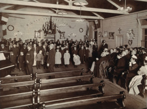 Metropolitan Lunatic Asylum, Kew, Victoria (Australia): patients, mostly children..., c190s. Creator: Unknown.