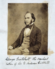 George Critchett, ophthalmic surgeon, c1850s. Creator: Unknown.