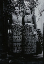 Two Bulgarian women wearing national dress, c1900. Creator: Unknown.