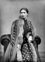 Mary Augusta Ward, Mrs Humphry Ward, c1870s. Creator: Barraud.