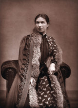 Mary Augusta Ward, Mrs Humphry Ward, c1870s. Creator: Barraud.