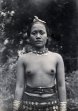 Sarawak: a Sea Dayak woman, c1900. Creator: Unknown.