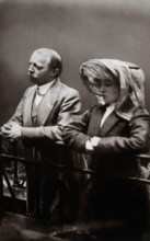 Hawley Harvey Crippen and Ethel Le Neve, 1910. Creator: George Arthur Barrett.