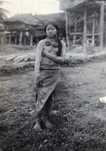 Sarawak: a Kayan girl, c1900. Creator: Unknown.