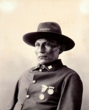 Naiche, hereditary chief of the Chiricahua, 1898. Creator: Frank A. Rinehart.