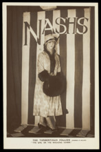 A soldier in drag modelling for "The Timbertown Follies" at a prisoner of war camp..., [1914-1918?]. Creator: Unknown.