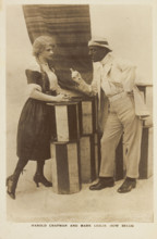 Harold Chapman and Mark Leslie performing a revue for the Bow Bells, [between 1910 and 1919?]. Creator: Unknown.