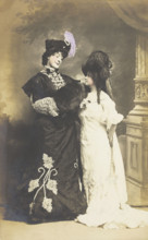 Fred Sinclair in drag and Gracie Whiteford pose in character, 1907. Creator: Unknown.