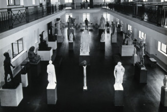 The Wellcome Research Institution building, Euston Road, London: the Hall of Statuary of the... Creator: Unknown.