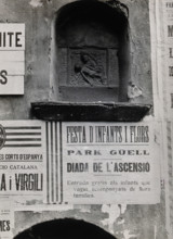 Hospital de la Santa Cruz, Barcelona: a stone relief, carved..., c1900s.. Creator: Unknown.