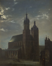St Mary’s Church in Krakow, 1865. Creator: Aleksander Gryglewski.
