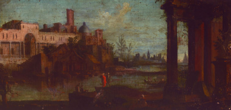 Architectural Landscape, 18th century. Creator: Unknown.