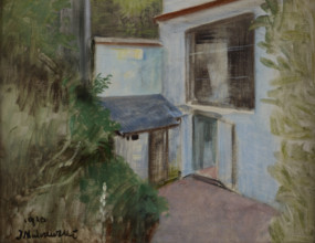 From One's Own Villa, 1910. Creator: Jacek Malczewski.