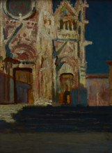 Cathedral in Sienna, 1904. Creator: Jan Stanislawski.