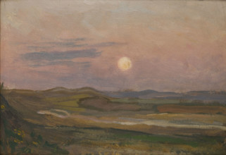 Moonrise over Krzemionki, 1902. Creator: Jan Stanislawski.