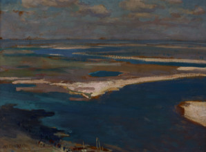 The Dnieper River in Blue, 1904. Creator: Jan Stanislawski.