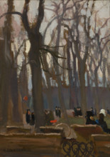 Fragment of the Planty Park, c1905. Creator: Jan Stanislawski.