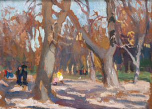The Planty Park in Krakow, c1903. Creator: Jan Stanislawski.