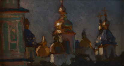 Orthodox Church of St Sofia in Kyiv, 1903. Creator: Jan Stanislawski.