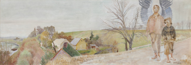 Angel with Tobias, 1902. Creator: Jacek Malczewski.
