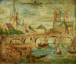 Le Pont de Tournelles, 1780. Creator: Unknown.