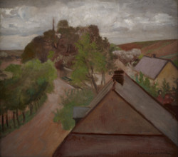 Country Landscape with a Road, between 1917-1921. Creator: Jacek Malczewski.