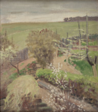 Spring Landscape from the Countryside, between 1903-1907. Creator: Jacek Malczewski.