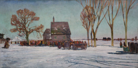 Winter Landscape, between 1908-1912. Creator: Henryk Szczyglinski.