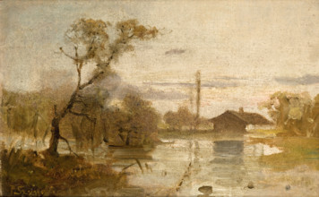 Landscape, after 1880. Creator: Pantaleon Szyndler.