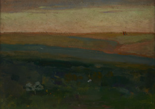 Green Steppe in the Ukraine, 1904. Creator: Jan Stanislawski.