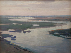 Dniepr (Limany Dniepru o swicie), 1903. Creator: Jan Stanislawski.