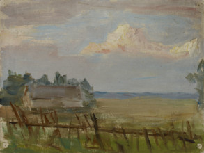 Northern Studies (The White Night-Clouds), 1910. Creator: Jan Ciaglinski.