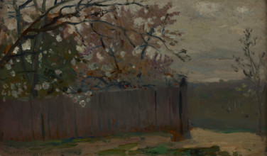 Early Spring at Ville d`Avray, 1895. Creator: Jan Stanislawski.