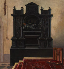 Tombstone of Leszek the Black in the Dominican Church in Krakow, 1898. Creator: Stanislaw Bryniarski.