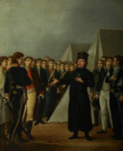Reverend Józef Jakubowski at the Kosciuszko's Camp near Warsaw in 1794, c1800. Creator: Michal Stachowicz.