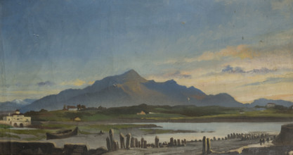 Oriental Landscape, 1876, [miedzy 1864-1876]. Creator: Stanislaus von Chlebowski.