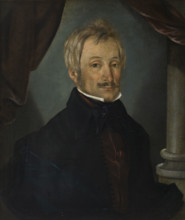 Portrait of Antoni Nowina Krasuski, c1850. Creator: Guerard de Frainse.