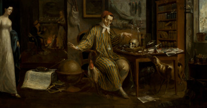Scholar in His Studio, 1815. Creator: Michal Stachowicz.