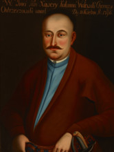 Portrait of Ksawery Kolumna Walewski (?-1796), Ensign of Ostrzeszów, end of 18th century. Creator: Unknown.