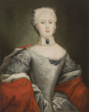 Portrait of an Unknown Woman (Queen Maria Josepha, Wife of Augustus III?), 2nd quarter of 18th cent. Creator: Unknown.