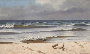 Coast at Polaga, 1889. Creator: Stanislaw Witkiewicz.