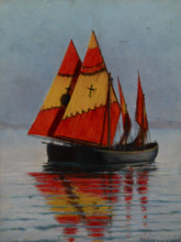 Boats on the Sea, July 23, 1905. Creator: Stanislaw Witkiewicz.