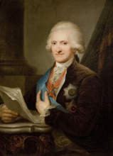 Portrait of Michal Wandalin Mniszech, end of 18th century. Creator: Marcello Bacciarelli.
