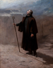 Mickiewicz as a Pilgrim, 1894. Creator: Jan Styka.