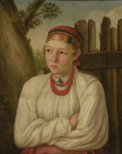 Ukrainian Girl, around the mid-19th century. Creator: Unknown.
