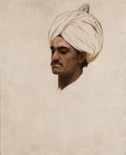 Study of an Arab's Head, between 1864-1876. Creator: Stanislaus von Chlebowski.